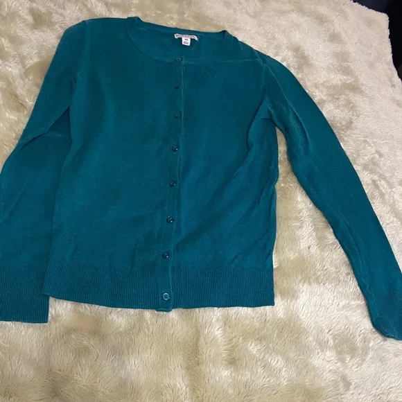 Merona Teal Women's Cardigan Sweater - Picture 1 of 1